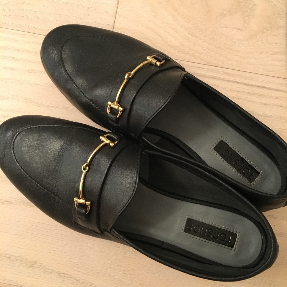 Topshop Black Loafer